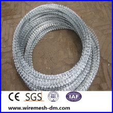 hot-dipped concertina razor barbed wire , razor wire fencing ,BTO-22 razor barbed wire